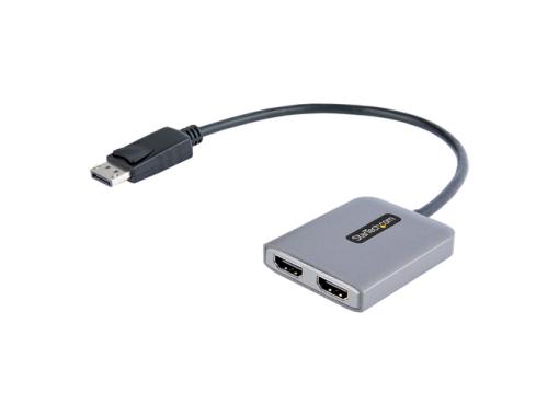 Perú proteger Temporada Hub Concentrador MST DisplayPort a 2 Puertos HDMI - HDMI Doble de 4K a 60Hz  - Adaptador Multimonitor